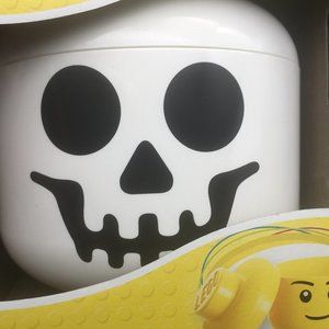 Lego Storage Head Skeleton Skull Small New in Box Halloween